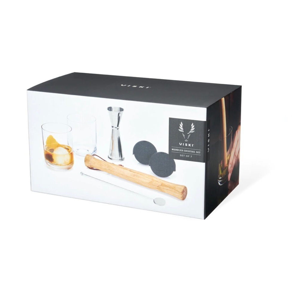 NEW Viski 7-Piece Muddled Cocktail Set*